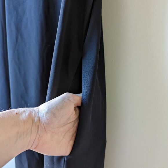 Aritzia Babaton Black Mini Dress - 90s Sweetheart Neck Racerback Women's Sz S - Picture 9 of 9